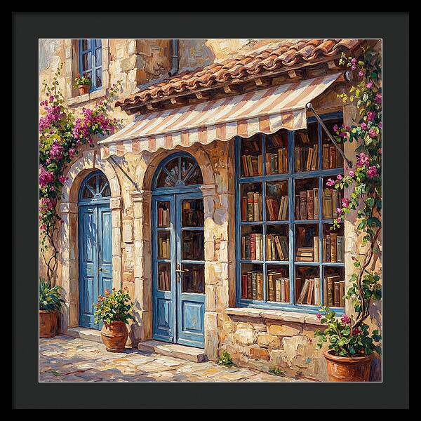 Charming Mediterranean Bookshop
