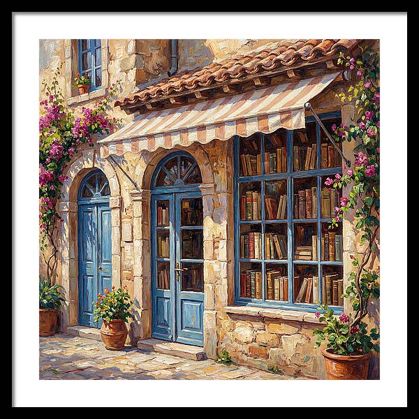 Charming Mediterranean Bookshop