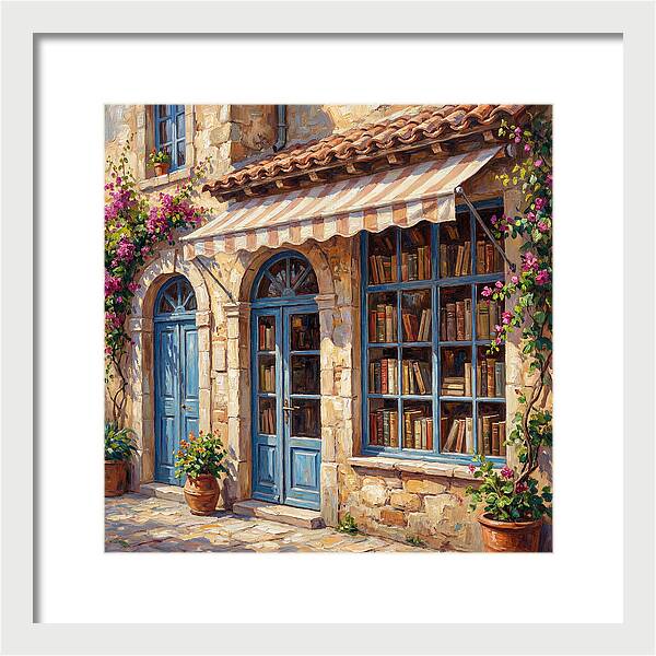 Charming Mediterranean Bookshop