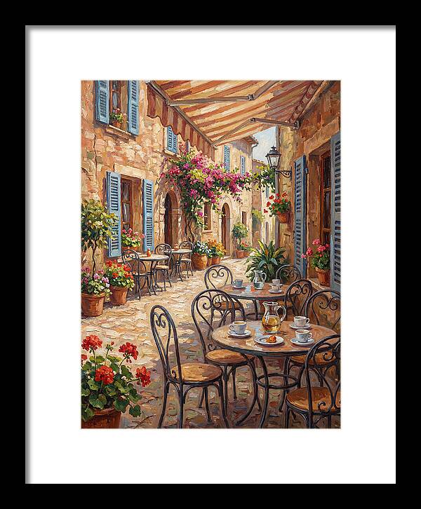 Charming Mediterranean Street Caf