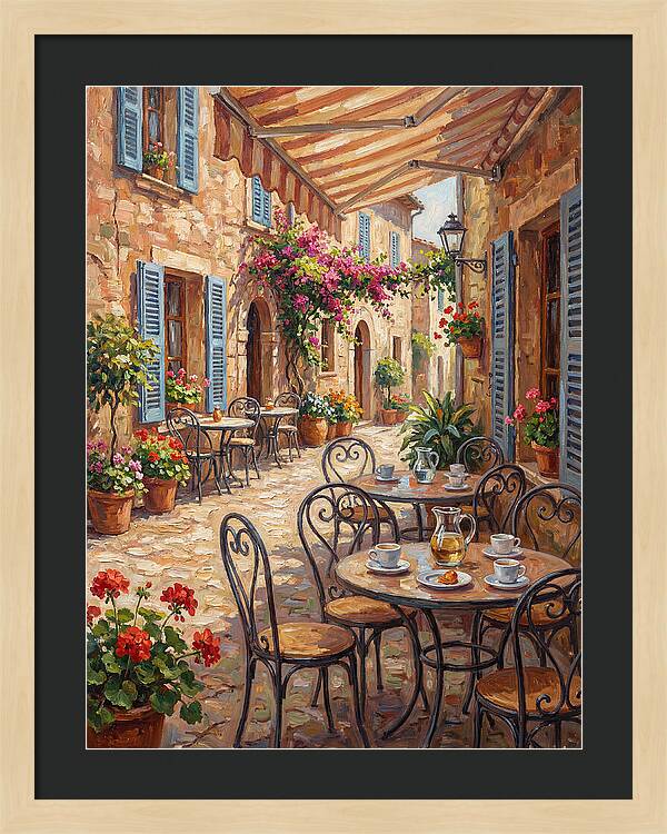 Charming Mediterranean Street Caf
