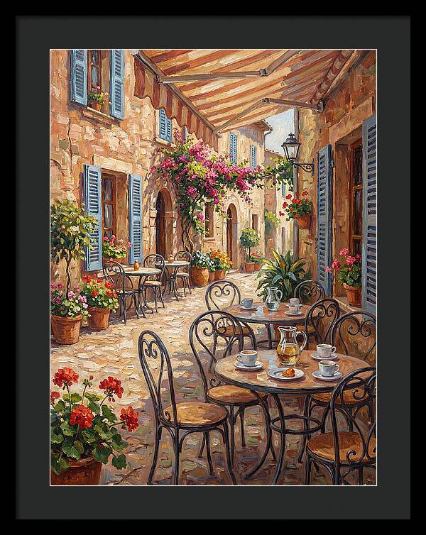 Charming Mediterranean Street Caf
