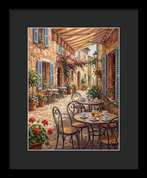 Charming Mediterranean Street Caf