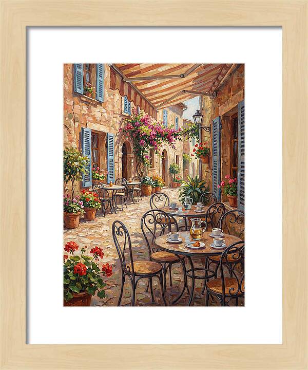 Charming Mediterranean Street Caf