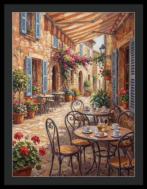 Charming Mediterranean Street Caf