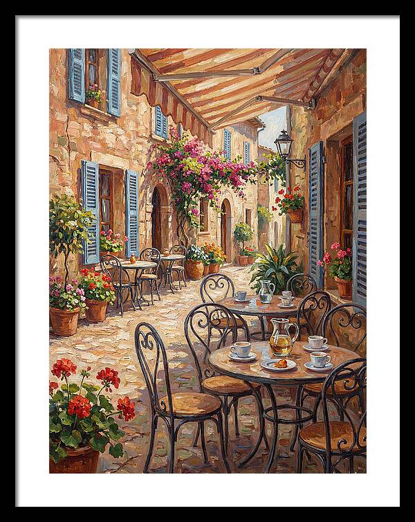 Charming Mediterranean Street Caf
