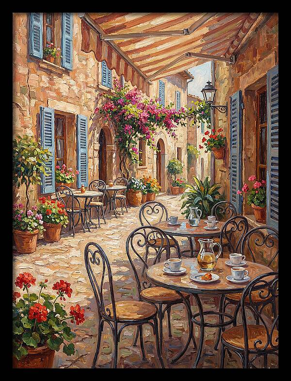 Charming Mediterranean Street Caf