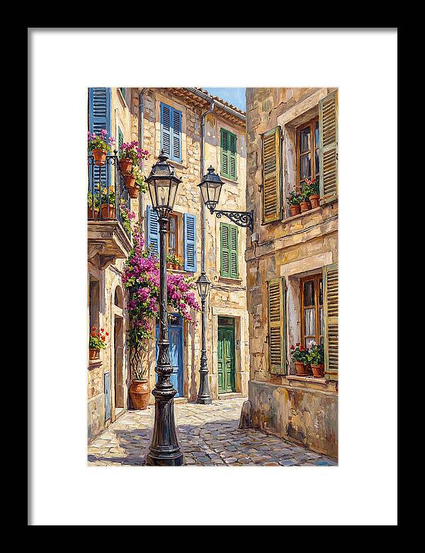 Charming Mediterranean Street Corner