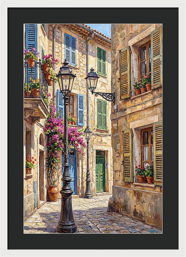 Charming Mediterranean Street Corner
