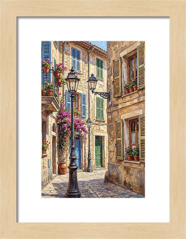 Charming Mediterranean Street Corner