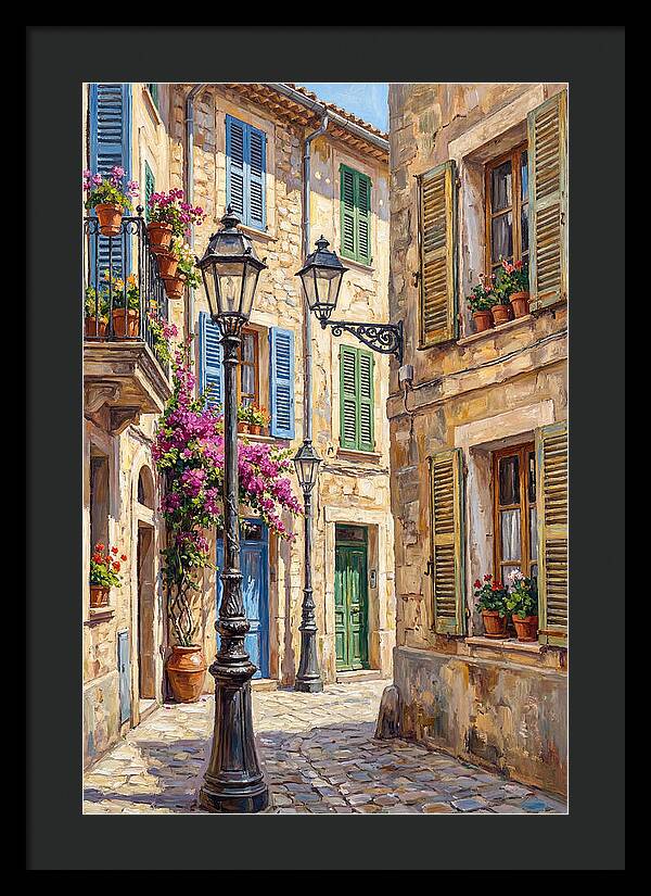 Charming Mediterranean Street Corner