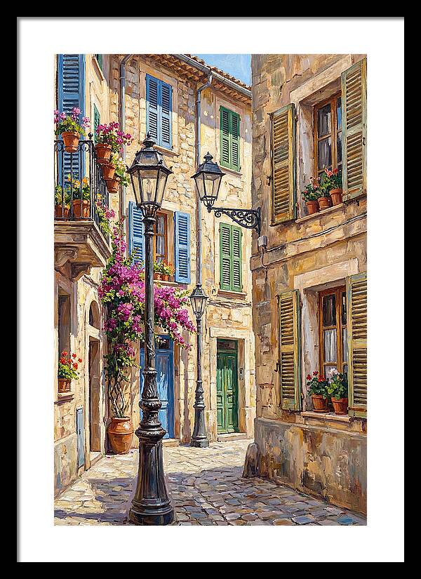 Charming Mediterranean Street Corner