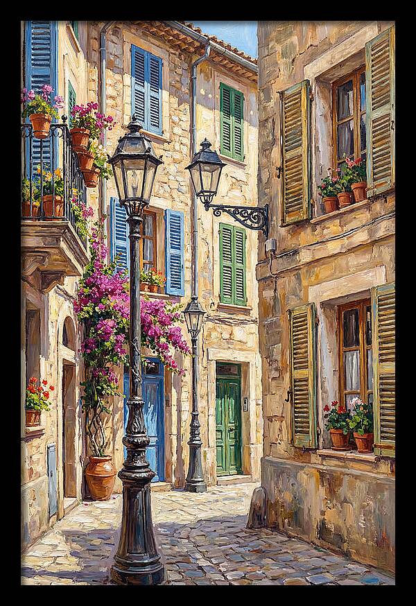 Charming Mediterranean Street Corner