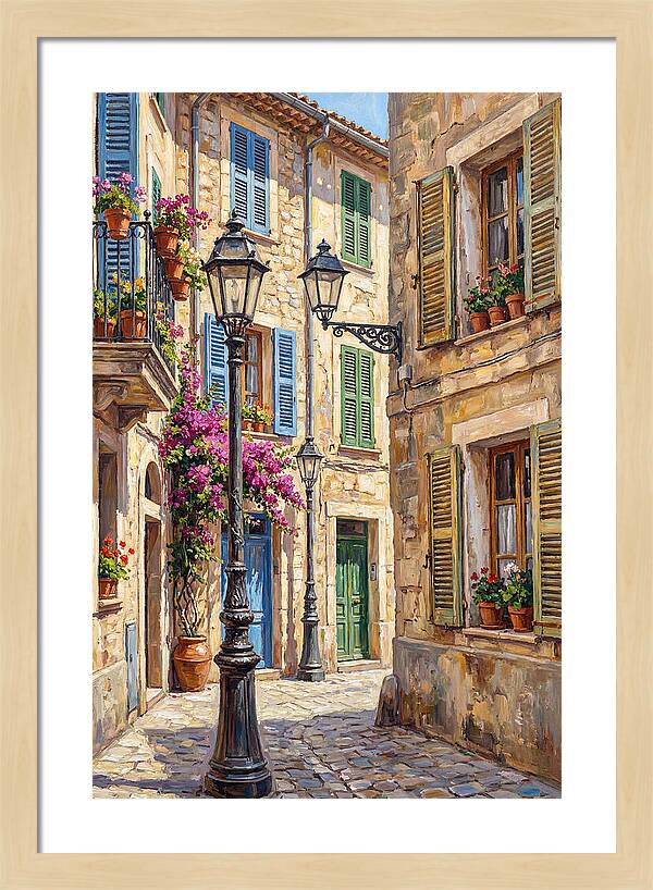Charming Mediterranean Street Corner