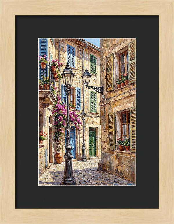 Charming Mediterranean Street Corner