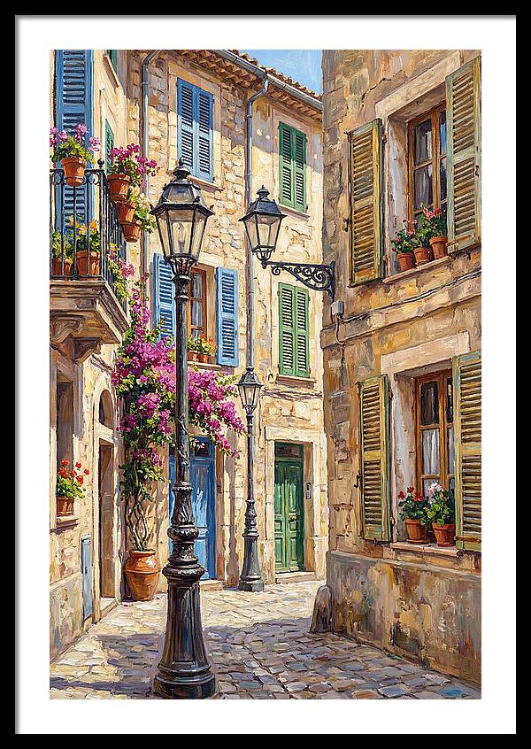Charming Mediterranean Street Corner
