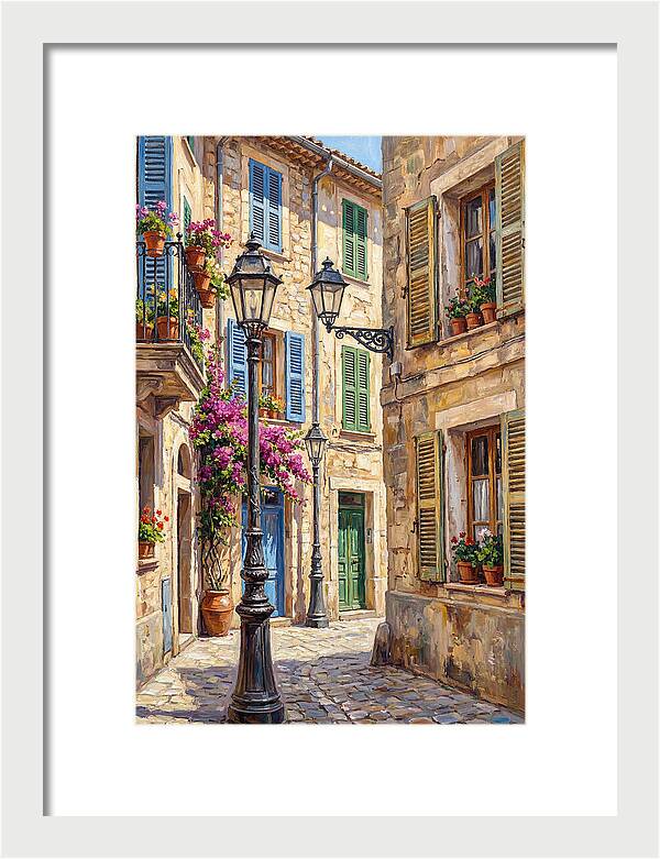 Charming Mediterranean Street Corner