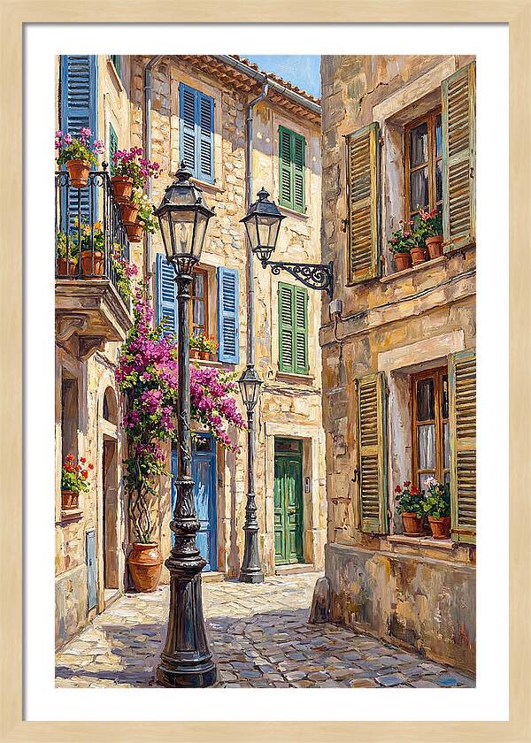 Charming Mediterranean Street Corner