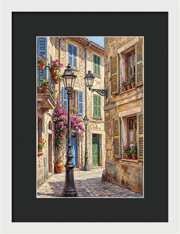 Charming Mediterranean Street Corner