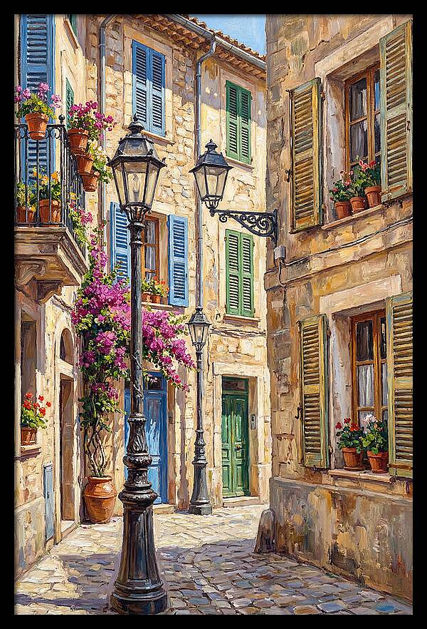 Charming Mediterranean Street Corner