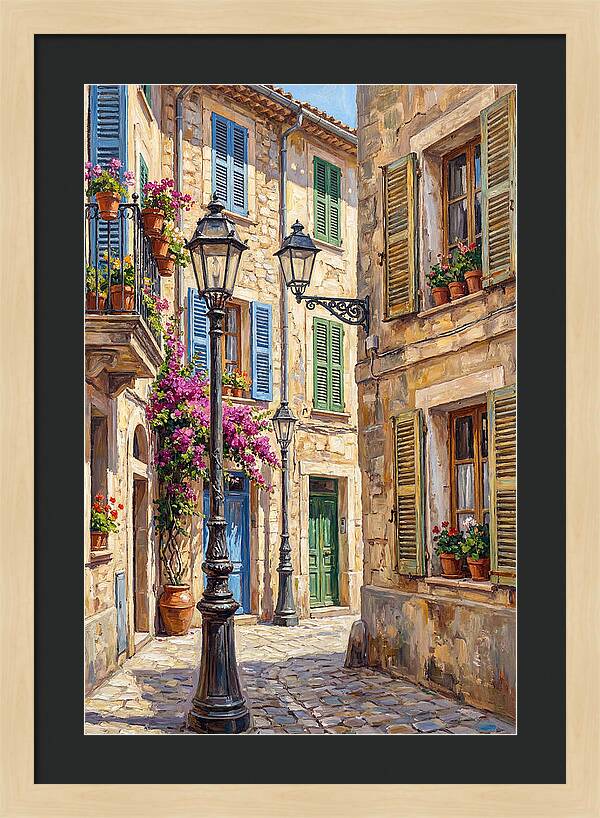 Charming Mediterranean Street Corner