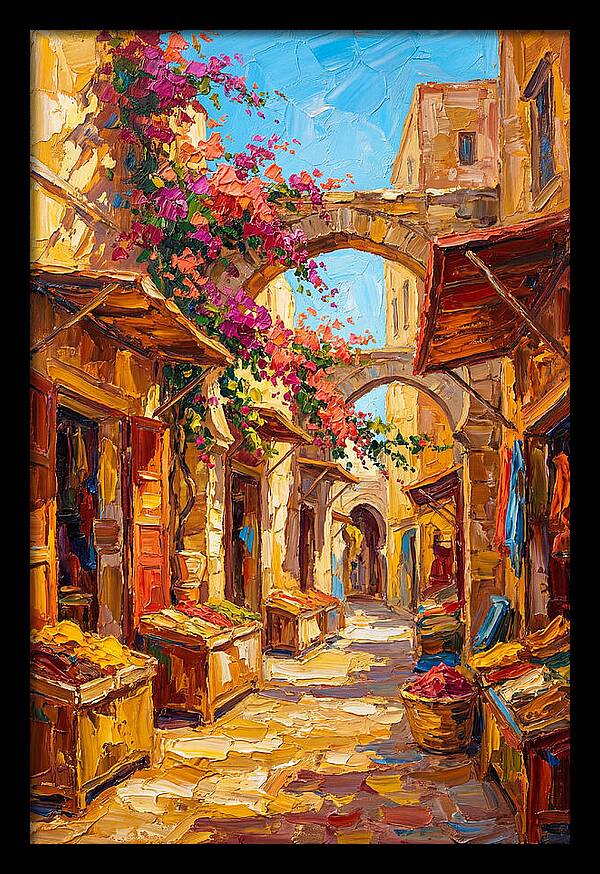 Charming Moroccan Market Scene