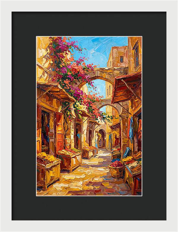 Charming Moroccan Market Scene