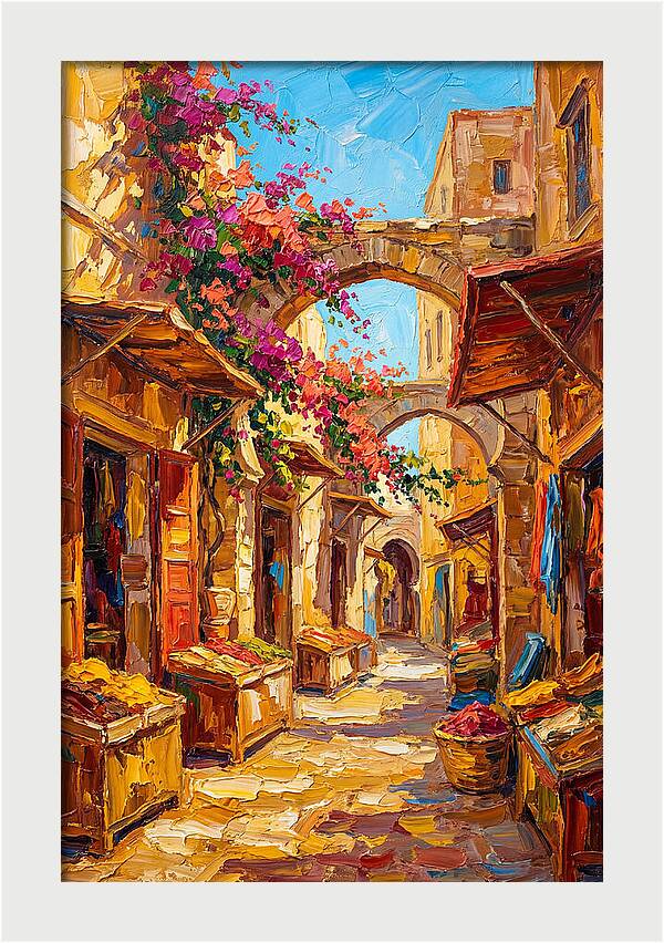 Charming Moroccan Market Scene