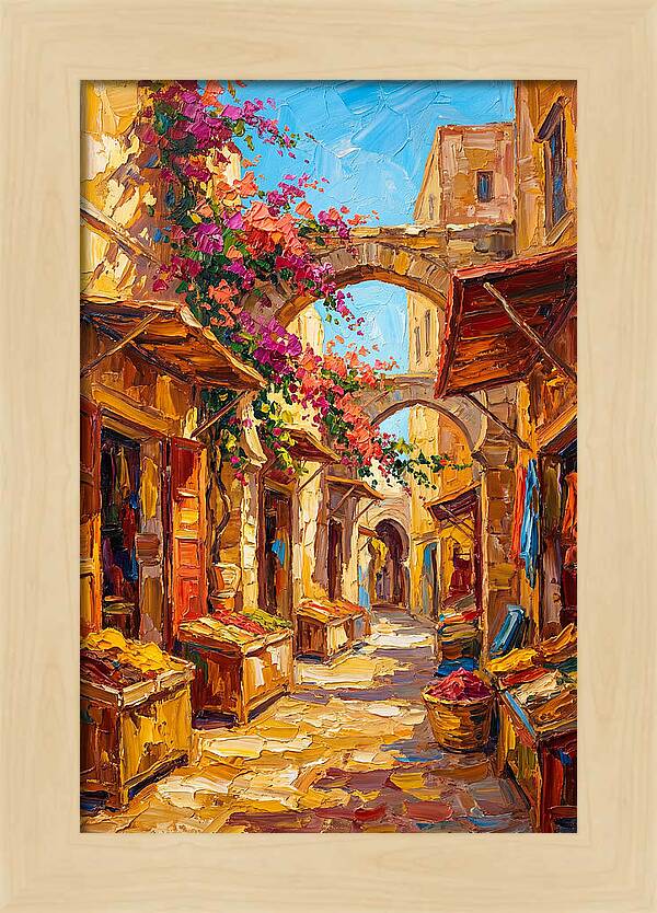 Charming Moroccan Market Scene