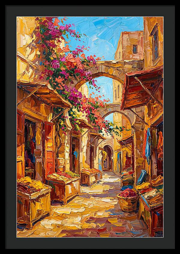 Charming Moroccan Market Scene