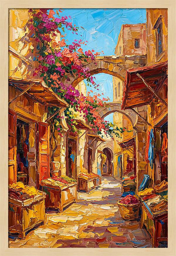 Charming Moroccan Market Scene