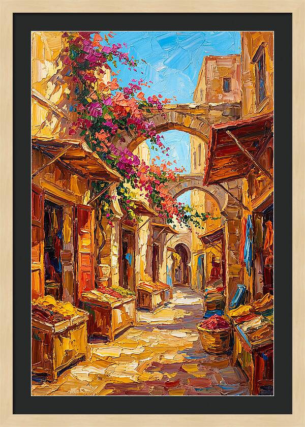 Charming Moroccan Market Scene