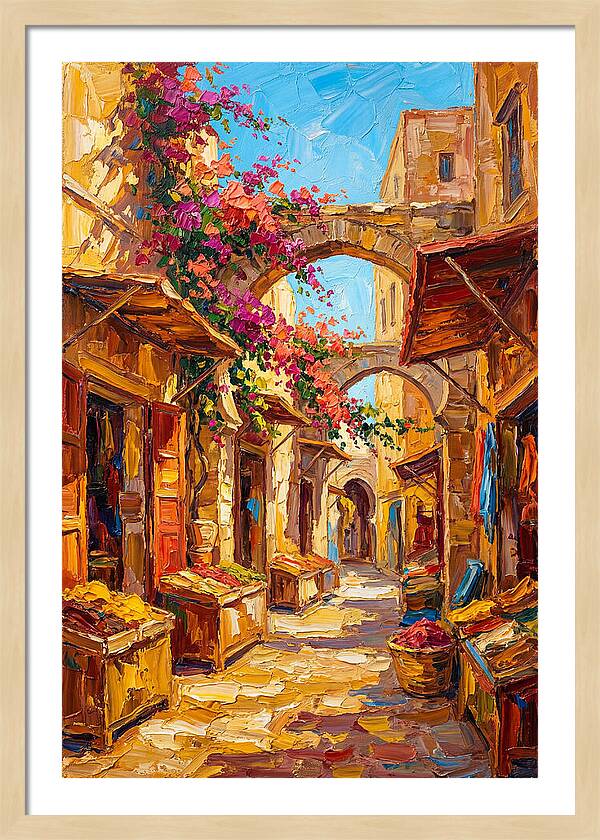 Charming Moroccan Market Scene