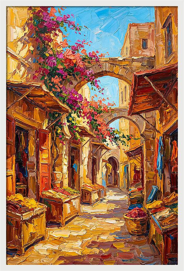 Charming Moroccan Market Scene
