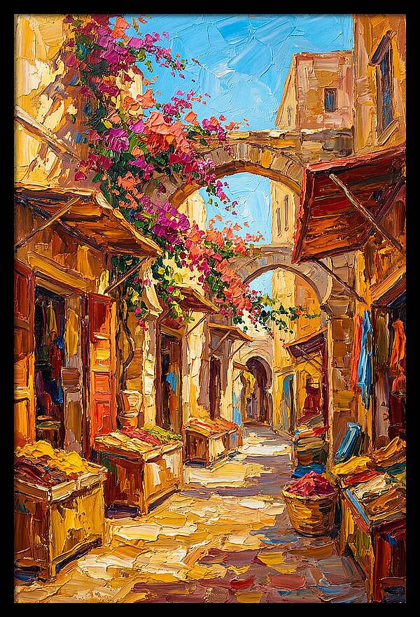 Charming Moroccan Market Scene