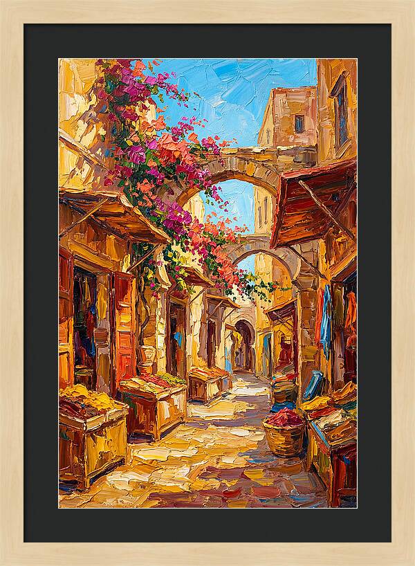 Charming Moroccan Market Scene