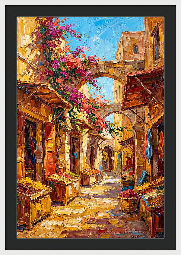 Charming Moroccan Market Scene
