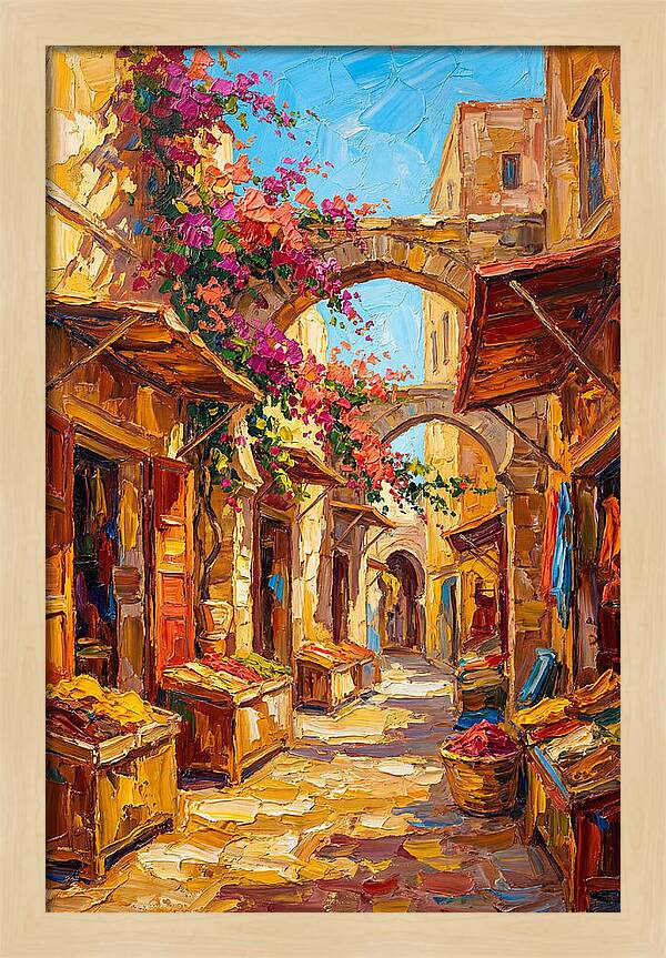 Charming Moroccan Market Scene