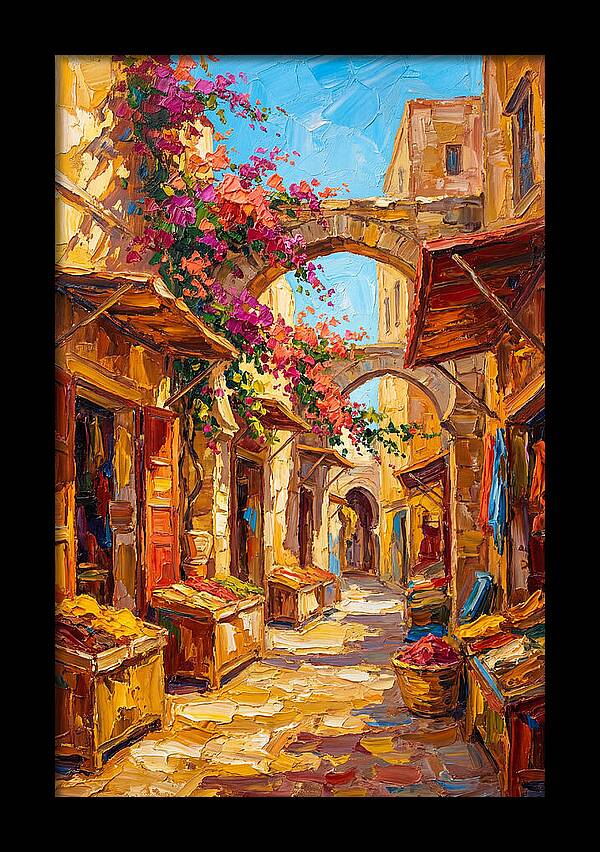 Charming Moroccan Market Scene
