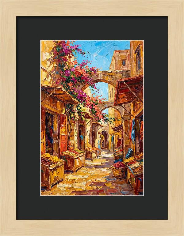 Charming Moroccan Market Scene
