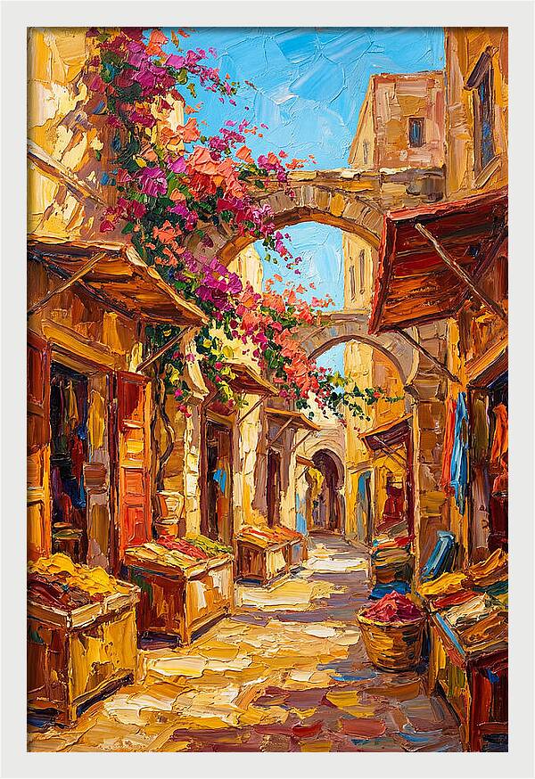 Charming Moroccan Market Scene