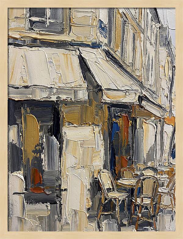 Charming Parisian Caf Ambiance