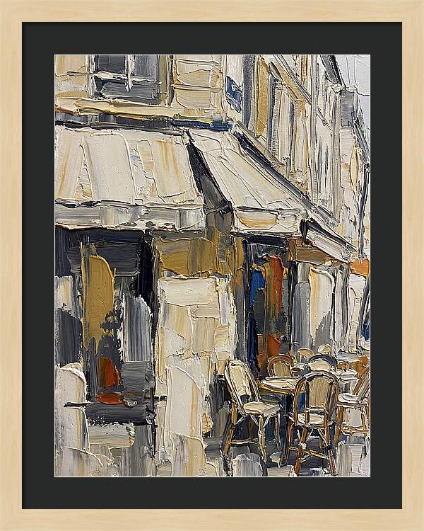 Charming Parisian Caf Ambiance