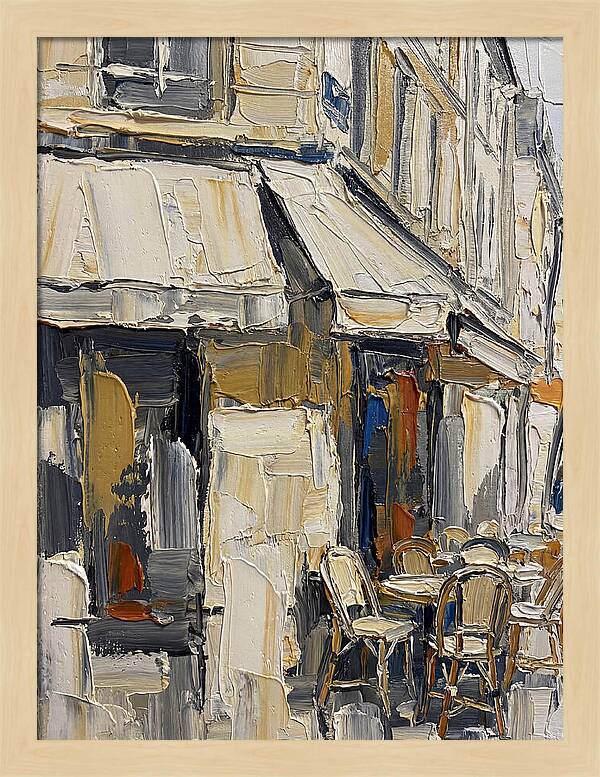 Charming Parisian Caf Ambiance
