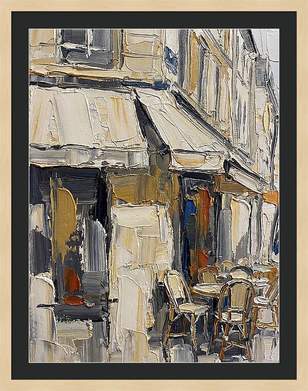 Charming Parisian Caf Ambiance