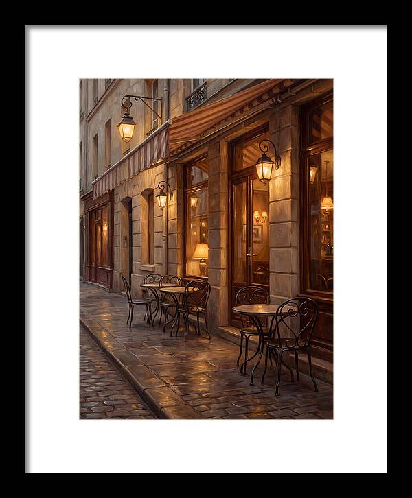 Charming Parisian Caf Scene