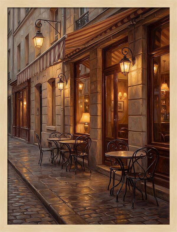 Charming Parisian Caf Scene