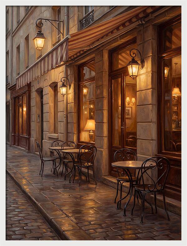 Charming Parisian Caf Scene