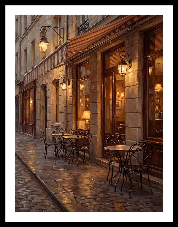 Charming Parisian Caf Scene