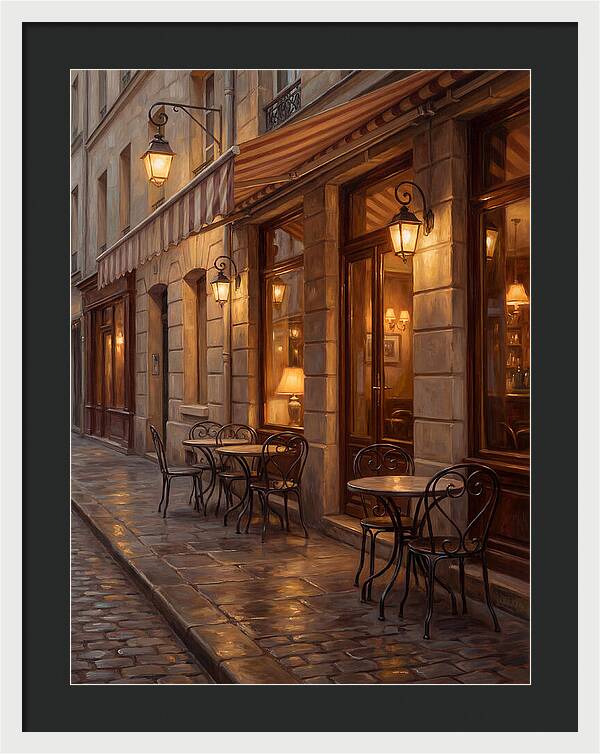 Charming Parisian Caf Scene